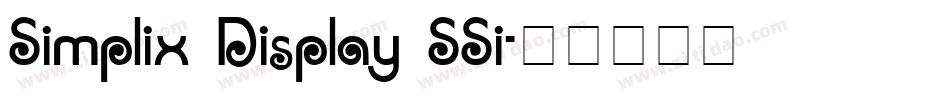 Simplix Display SSi字体转换